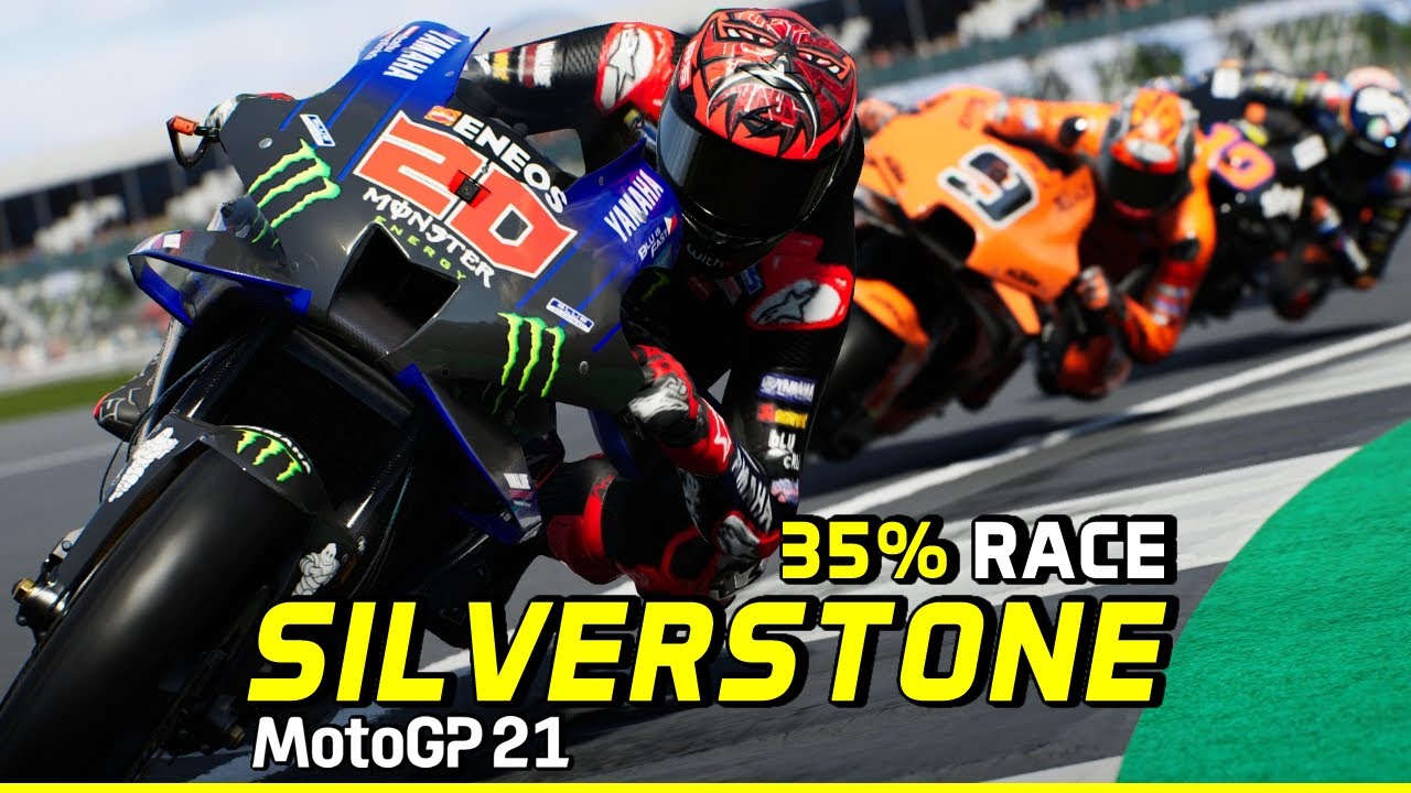 MotoGP 21 - Silverstone 35% Race - British GP 120% AI
