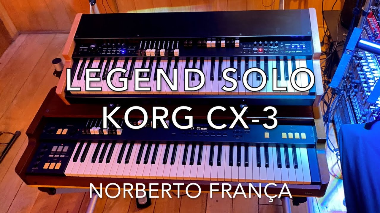 Comparando Viscount Legend SOLO e Korg CX3 por Norberto França