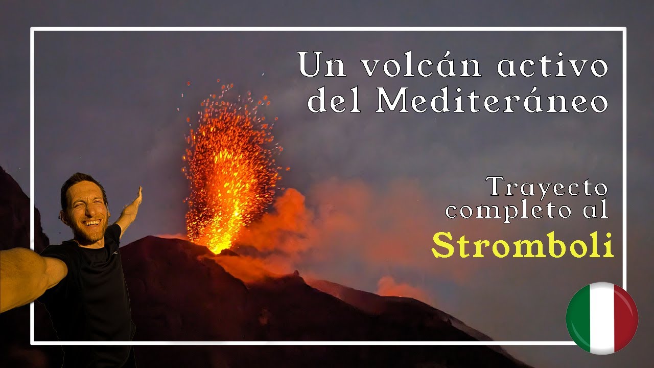 Visita a Stromboli - el Volcán 🌋 siempre activo surgiendo del Mediterráneo