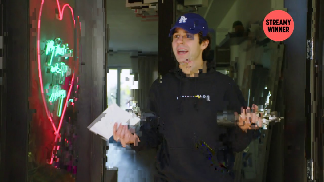 David Dobrik and Justin Bieber Win Collaboration | 2020 YouTube Streamy Awards