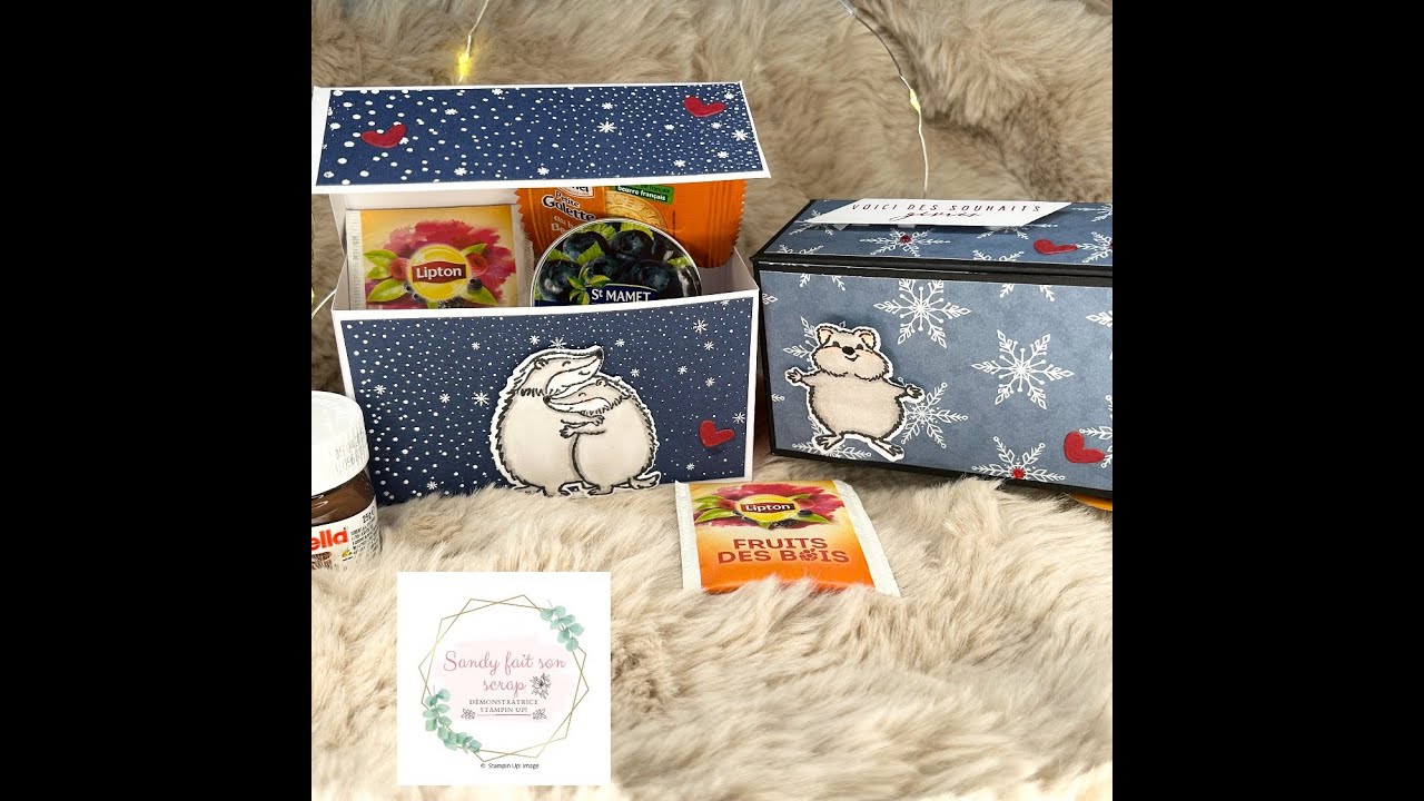 Calendrier de l'avent, décoration de noël#9 boite  gourmande petit dejeuner