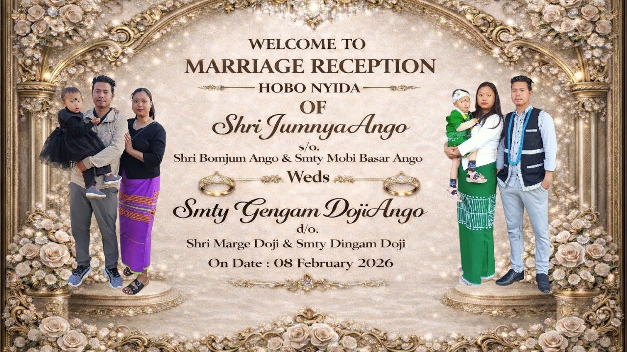 Traditional Galo Tribe Wedding Ceremony | Hobo Nyida Ritual | Jumnya Ango ❤️ Gengam Doji Ango