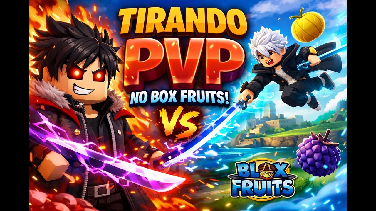 TIRANDO PVP NO Blox Fruits! O servidor pegou fogo! 🔥🤯