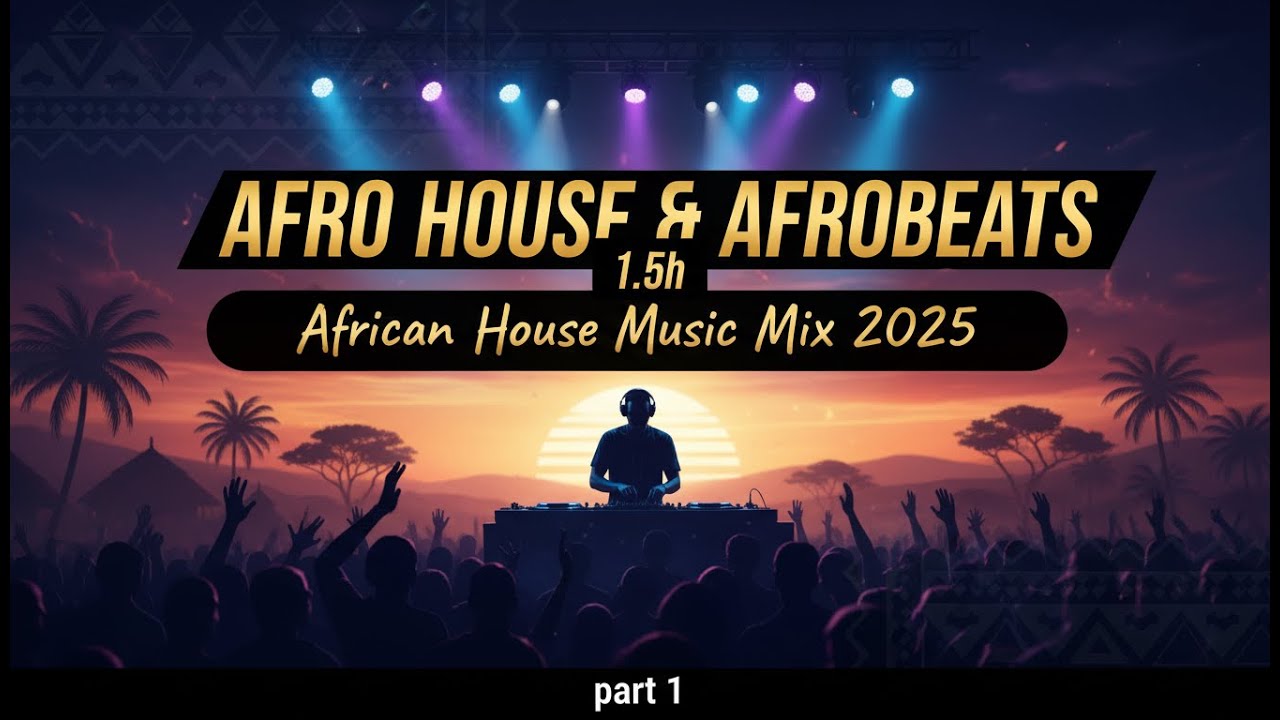 Afro House & Afrobeats (1,5 часа) | Микс африканской хаус-музыки 2025 | часть 1