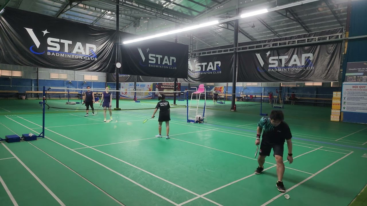 1303 Mix [CLVK ]🤾‍♂️ GUN / C Điệp 🏸 Bình / An - HAPTHY Badminton - Sân Cầu lông Vstar