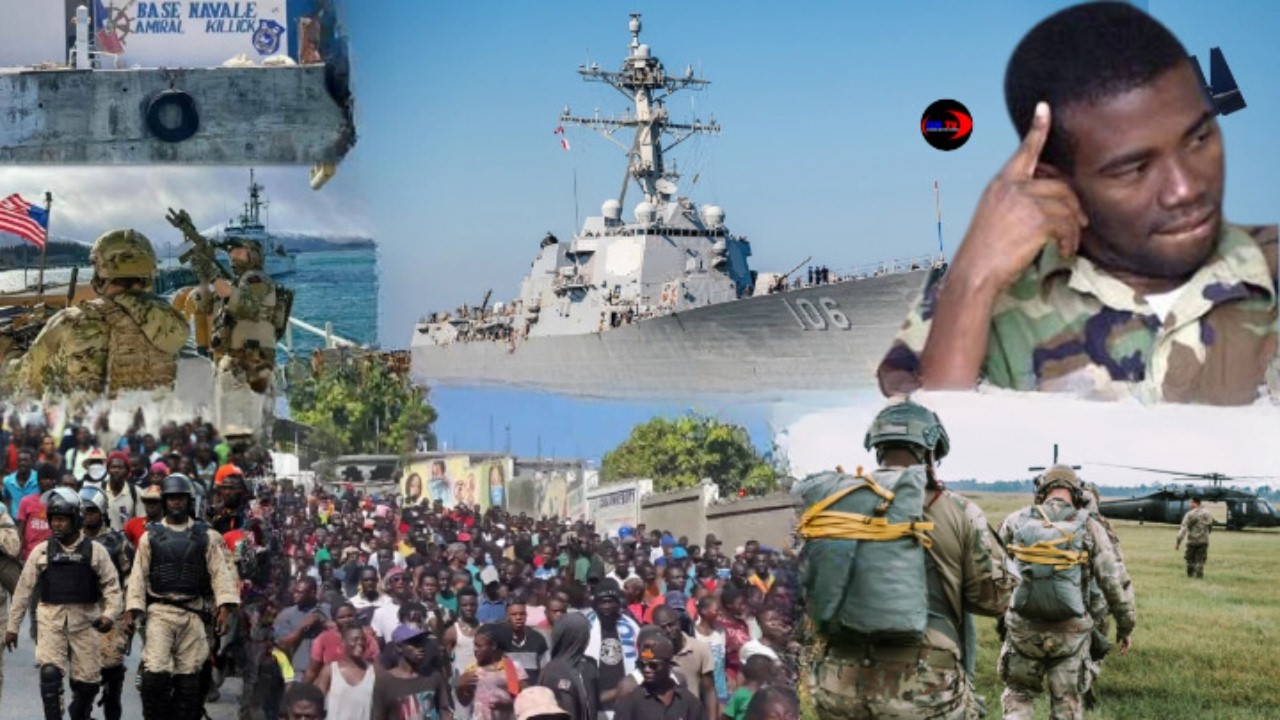 Port au prince chofe kondife..Anbasad Amerikèn panike 3 bato militè yo..Guy Philippe prezan