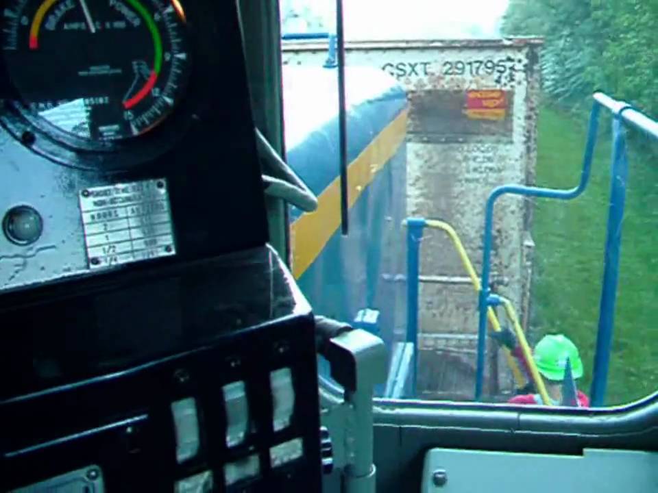 Cab Ride, SD18, Downgrade in  Dynamic Brake with 4250 Tons
