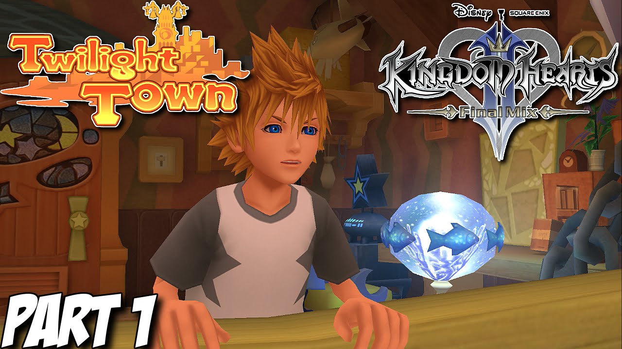 Kingdom Hearts 2 Final Mix Gameplay Walkthrough Part 1 - Twilight Town - PS3