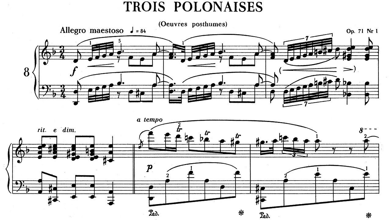 Chopin: Polonaise in D minor Op. 71 No. 1 - Peter Frankl, 1965 - VOX SVUX 52024