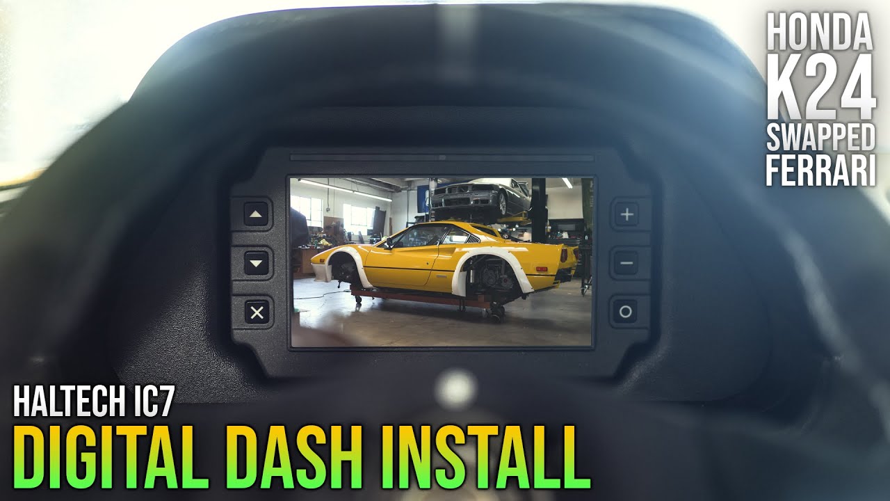 Episode 69 (nice) - Honda-Powered Ferrari Gets More Guts Ripped Out (and a Digital Dash)