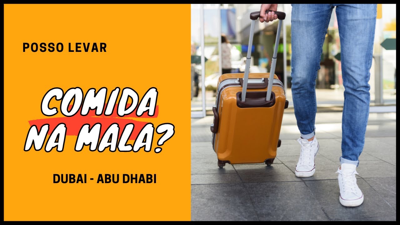 POSSO LEVAR COMIDA NO AVIÃO? [ DUBAI - ABU DHABI ]