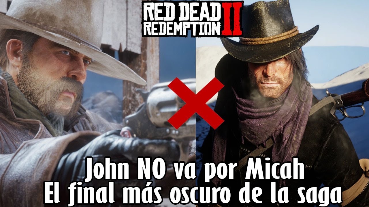 Que habría pasado si John Marston no iba a matar a Micah Bell en el final de Red Dead Redemption 2?