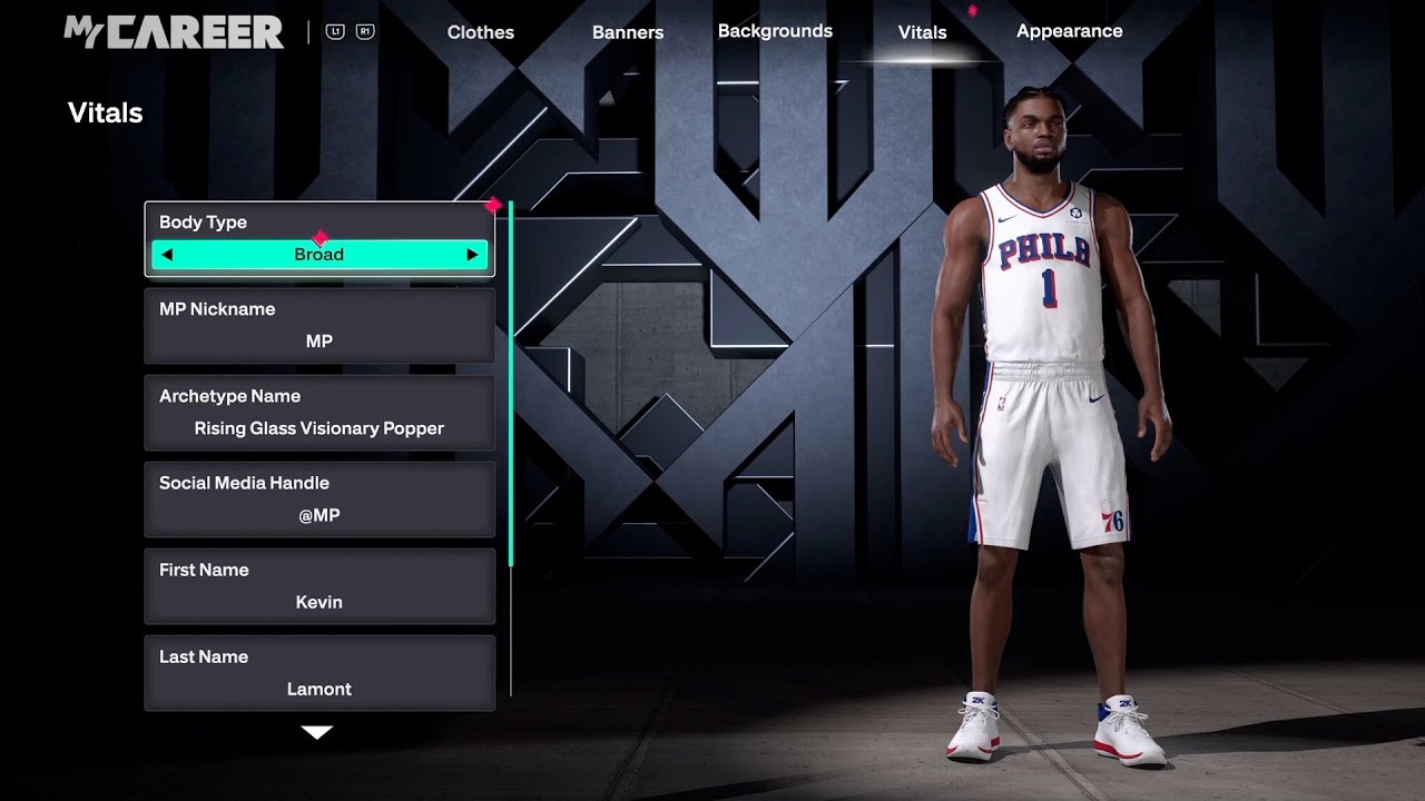 NBA 2K26: How to Change Body Type