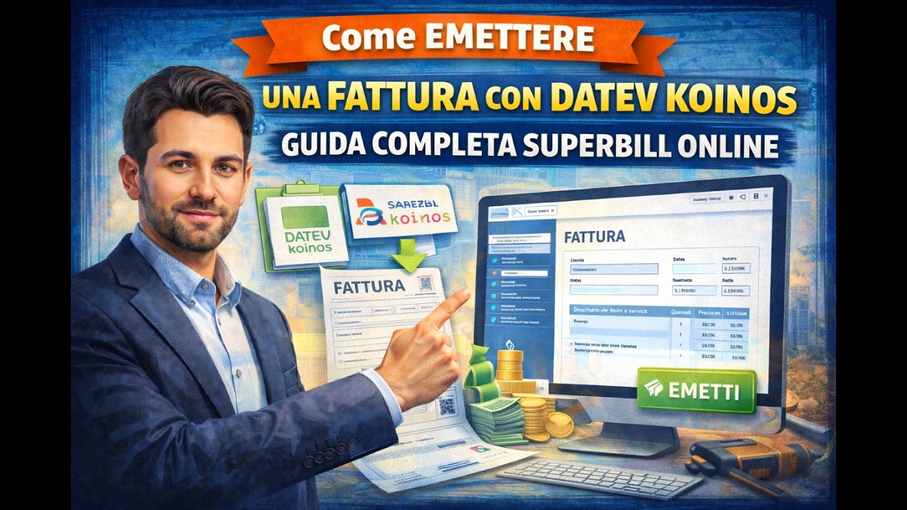 Come Emettere una Fattura con Datev Koinos | Guida Completa Superbill Online