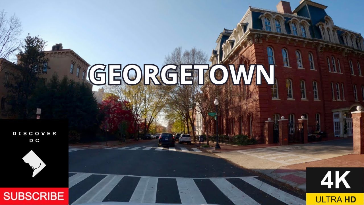 What's your favorite Georgetown street?  4k Driving Tour of DC's Georgetown #dashcamtravel #dc