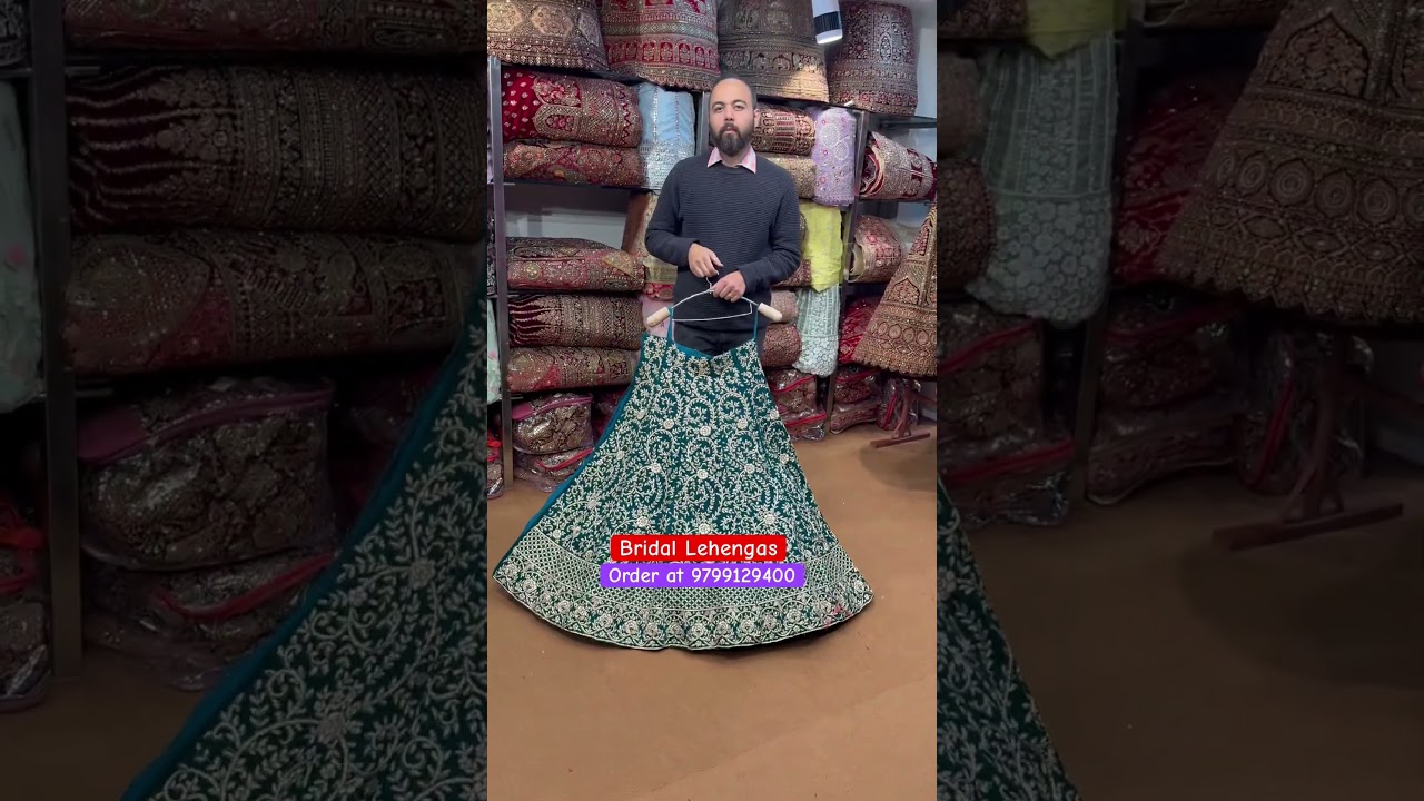 #shorts #youtubeshorts. Dazzling Bridal & Sider Lehengas at Deepak Saree Store, Jaipur