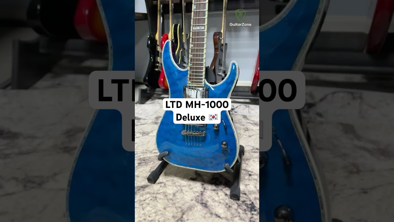 Лазурная нимфа, которую купили, пока делалось это видео. LTD MH-1000 Deluxe 🇰🇷