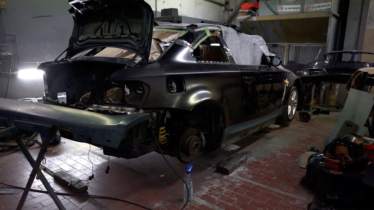 BMW 135i Umbau zum 1M Clone: neue Seitenwand ist dran! #3