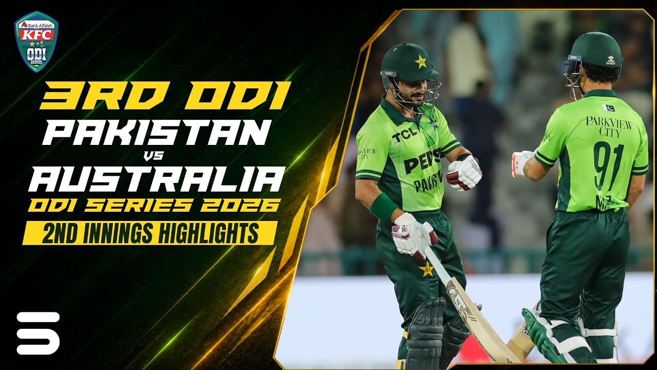 2nd Innings Highlights | Pakistan vs Australia | Match 03 | ODI Series 2026 | PCB | M9J1U