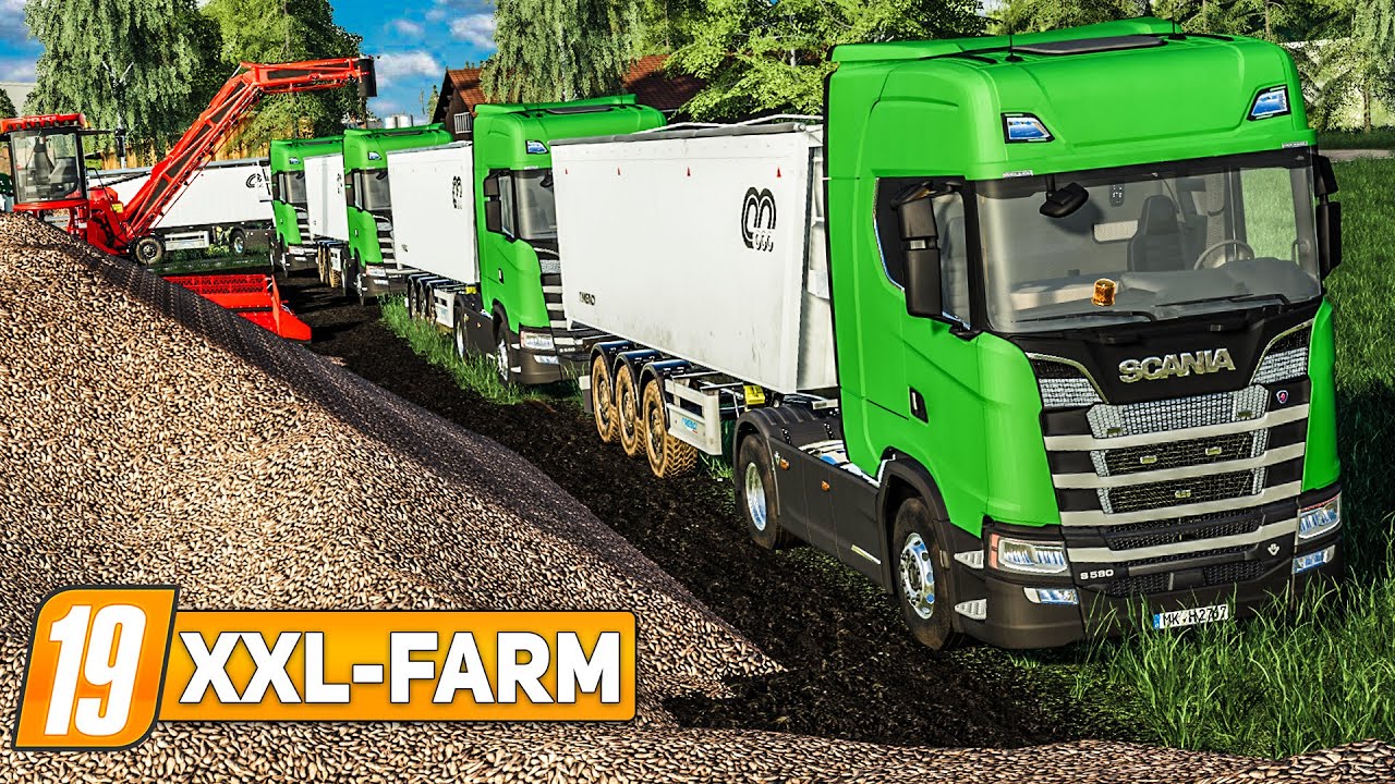 LS19 XXL Farm #117: Viele ABFAHRER im Einsatz: R&uuml;benmiete abtragen | LANDWIRTSCHAFTS SIMULATOR 19