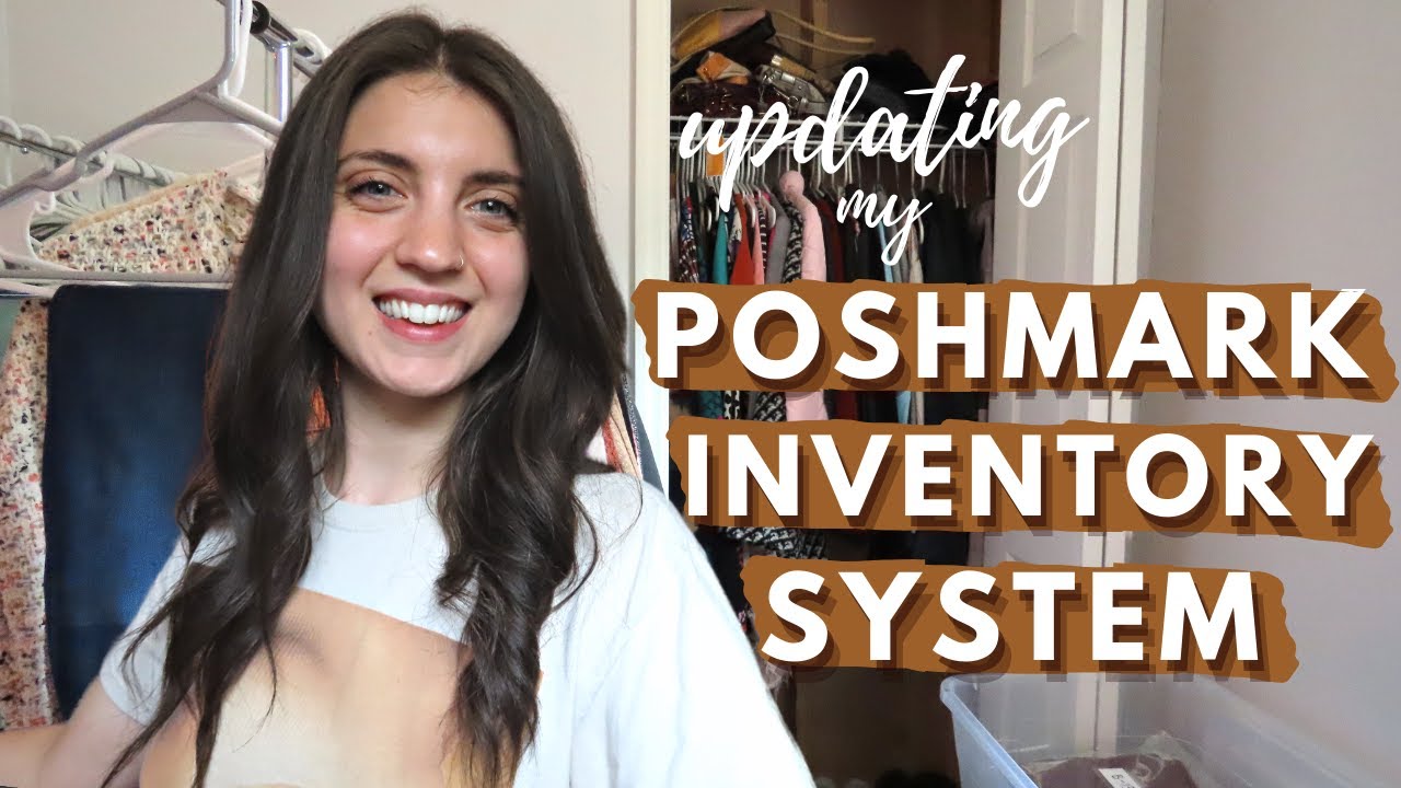 Organizing & Updating My Inventory System for Reselling on Poshmark *work with me & office tour*