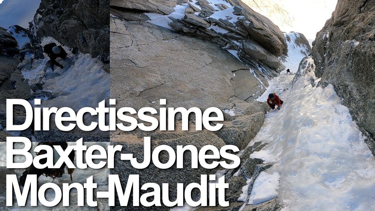 Directissime Baxter-Jones Mont-Maudit goulotte montagne alpinisme Chamonix Mont-Blanc
