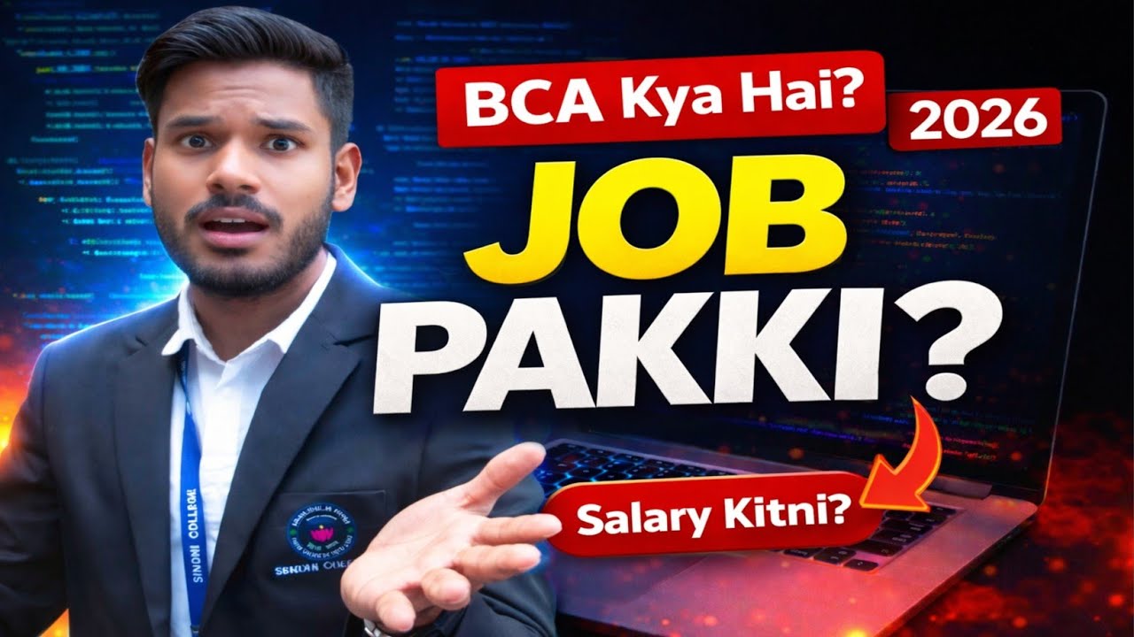 👉 BCA Kya Hai 2026? | BCA Ke Baad Job & Salary Reality 🔥 | By BCA Life with Guddu 