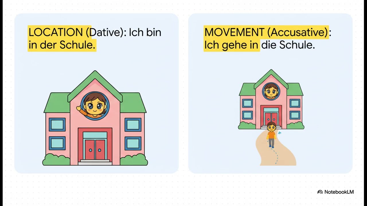 German Prepositions & Cases CRACKED: Accusative vs. Dative (The Toll Booth Analogy) | A2/B1