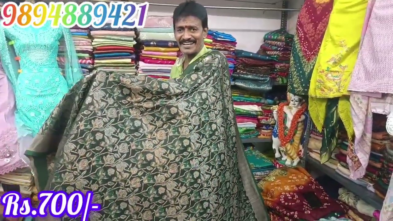 🌹Diwali special offer🌹2500/- valued saree only @700/- 🌹Khadi Benaras🌹Vadapalani🌹Chennai🌹9894889421