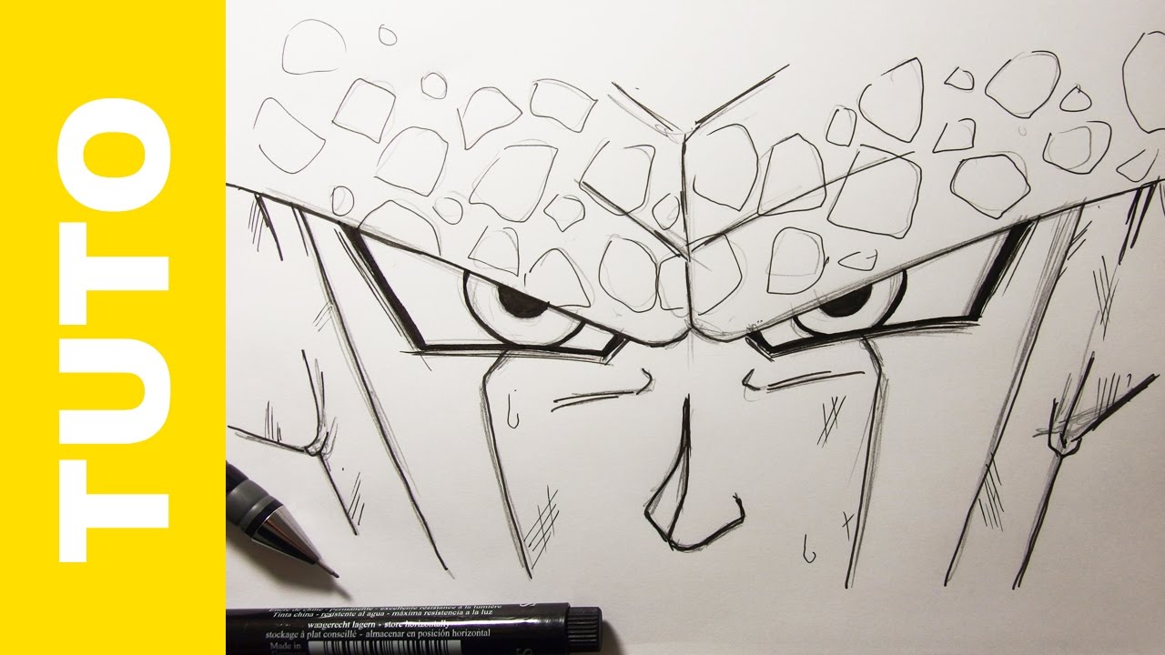 Comment dessiner Dragon Ball Z Les Yeux de CELL