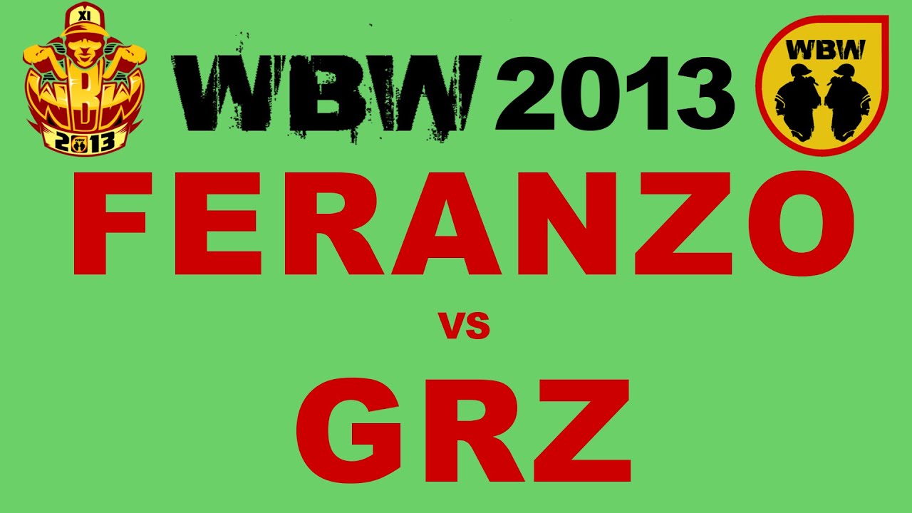 Feranzo 🆚 Grz 🎤 WBW 2013 el.3 (freestyle rap battle)