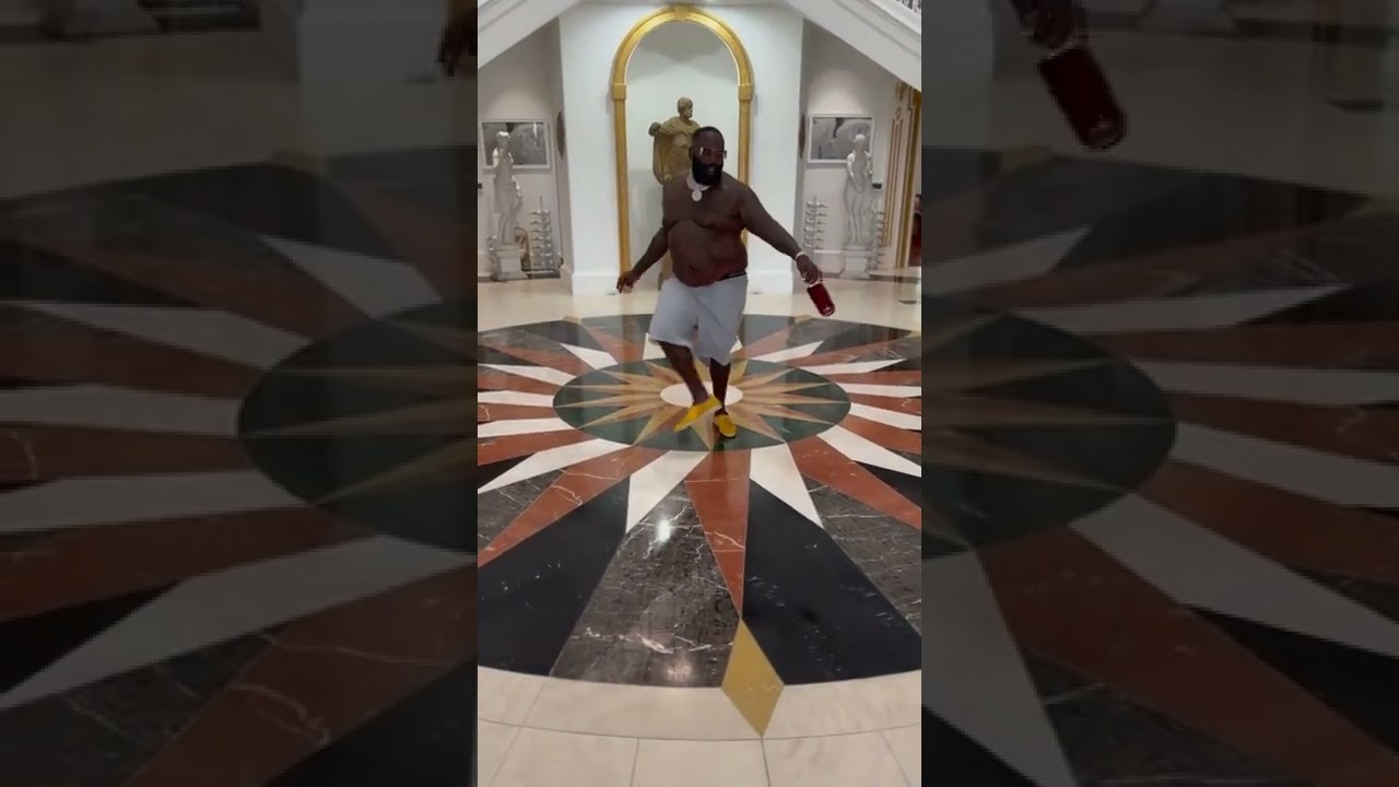Rick Ross dancing to a reggae song😂