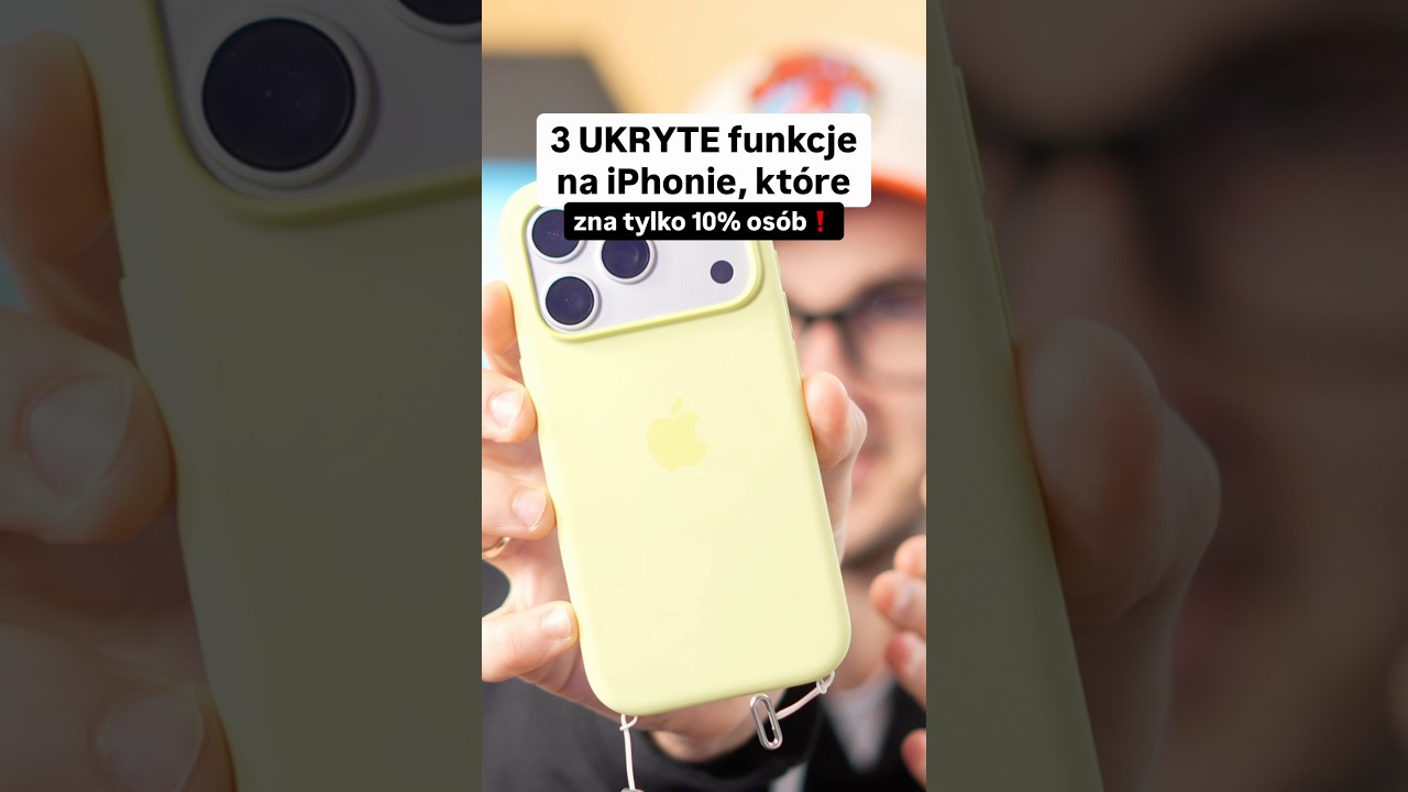 3 UKRYTE funkcje na iPhonie kt&oacute;re zna tylko 10% użytkownik&oacute;w