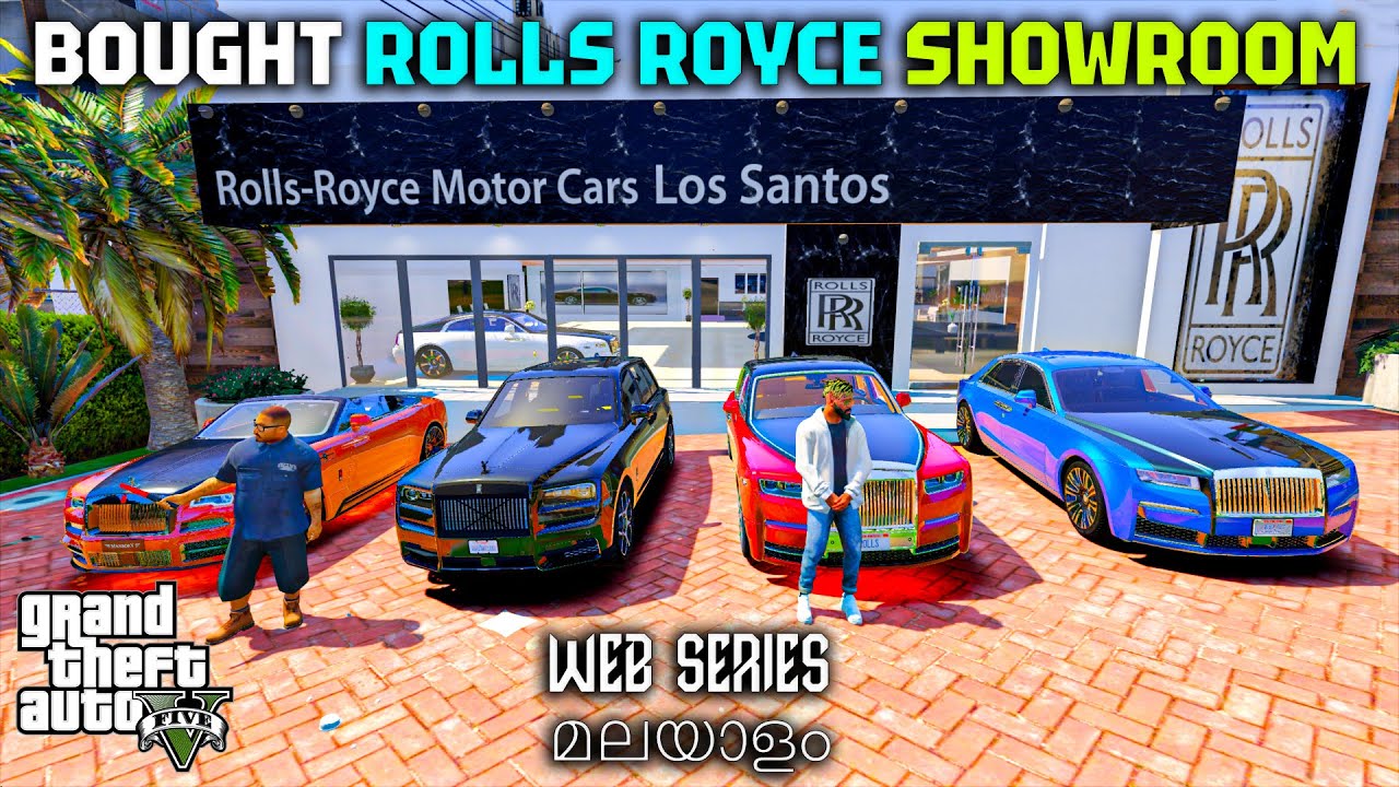 Franklin's New Rolls Royce Showroom | GTA 5 Web Series മലയാളം #218