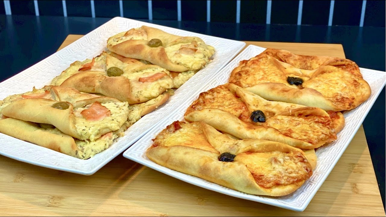 RECETTE IDÉALE POUR LE RAMADAN LES PIZZA PAPILLONS ULTRA-MOELLEUSES! FACILES, RAPIDES ET ORIGINALES