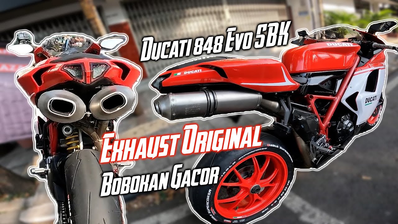 Gahar!! Pure Sound Original Exhaust Ducati 848 Evo SBK