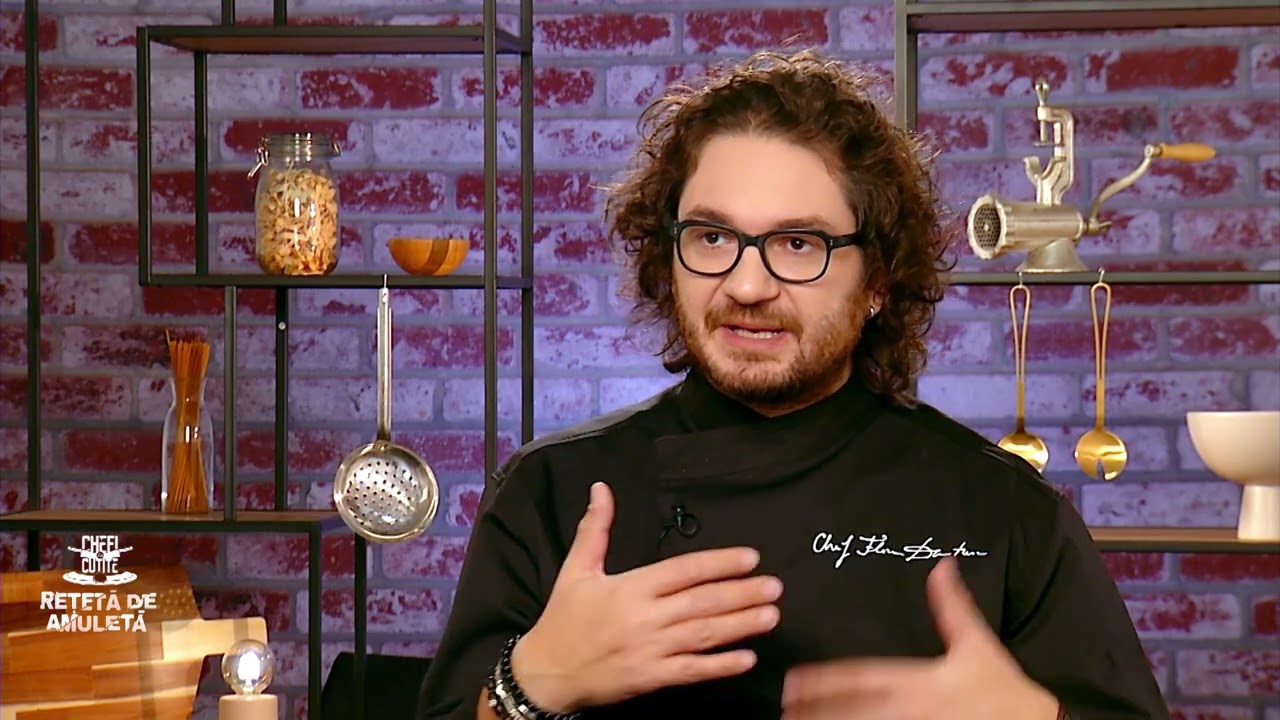 Chef Florin Dumitrescu gătește penne amatriciana | Rețetă de amuletă