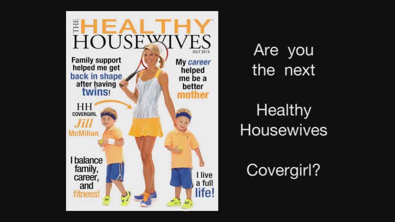 Healthy Housewives July Cover Girl Jill McMillan
