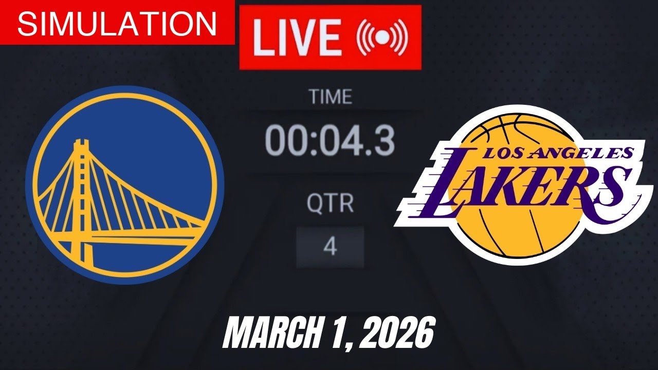 NBA LIVE! Golden State Warriors vs Los Angeles Lakers  | March 1, 2026 | 2026 NBA Season Live 2K