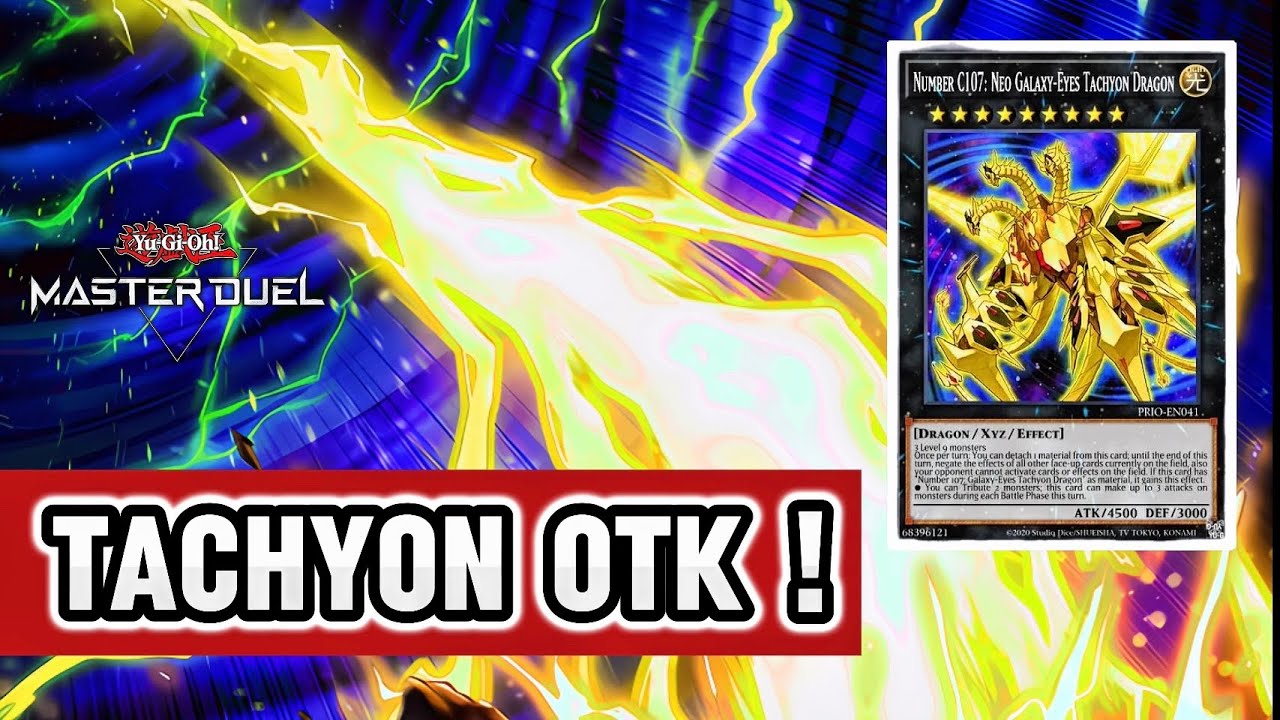 GALAXY-EYES TACHYON DRAGON OTK Deck, +17000 Dmg in one ATTACK Crushing Meta [Master Duel]