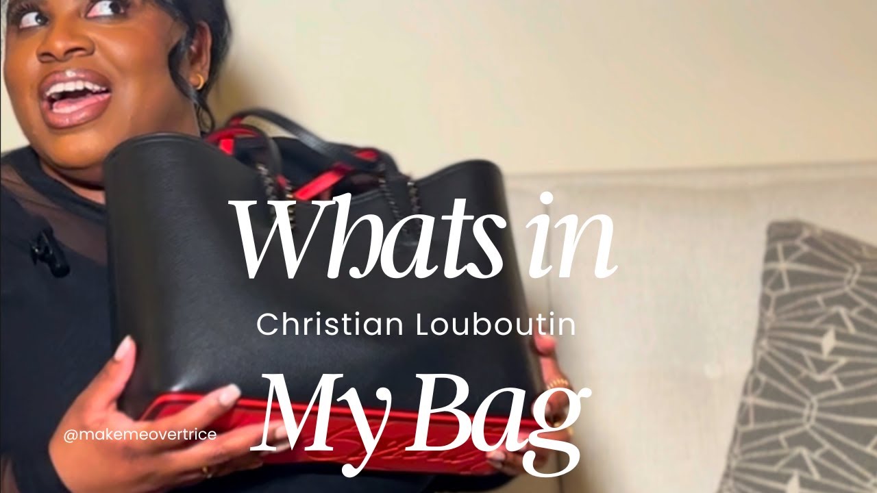 What’s in My Bag|Christian Louboutin Cabata Tote Bag|Makemeovertrice