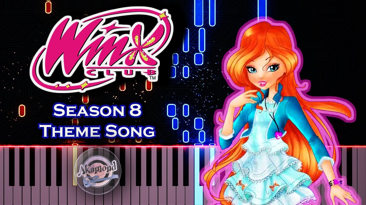 Winx Club Season 8 Theme Song Piano Cover and Tutorial