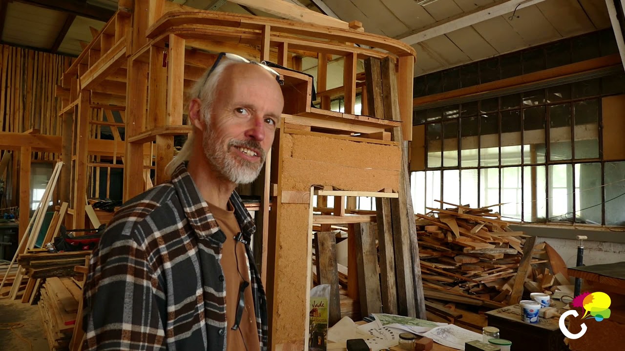Architecture écologique à Argentat sur Dordogne - Peter Blok nous montre ses dernières avancées