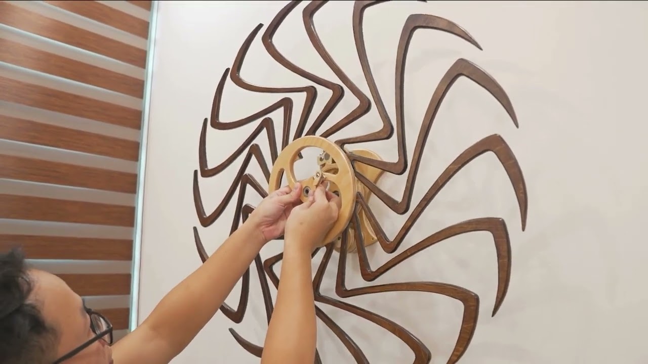 Bloom Kinetic Wall Art Assembly