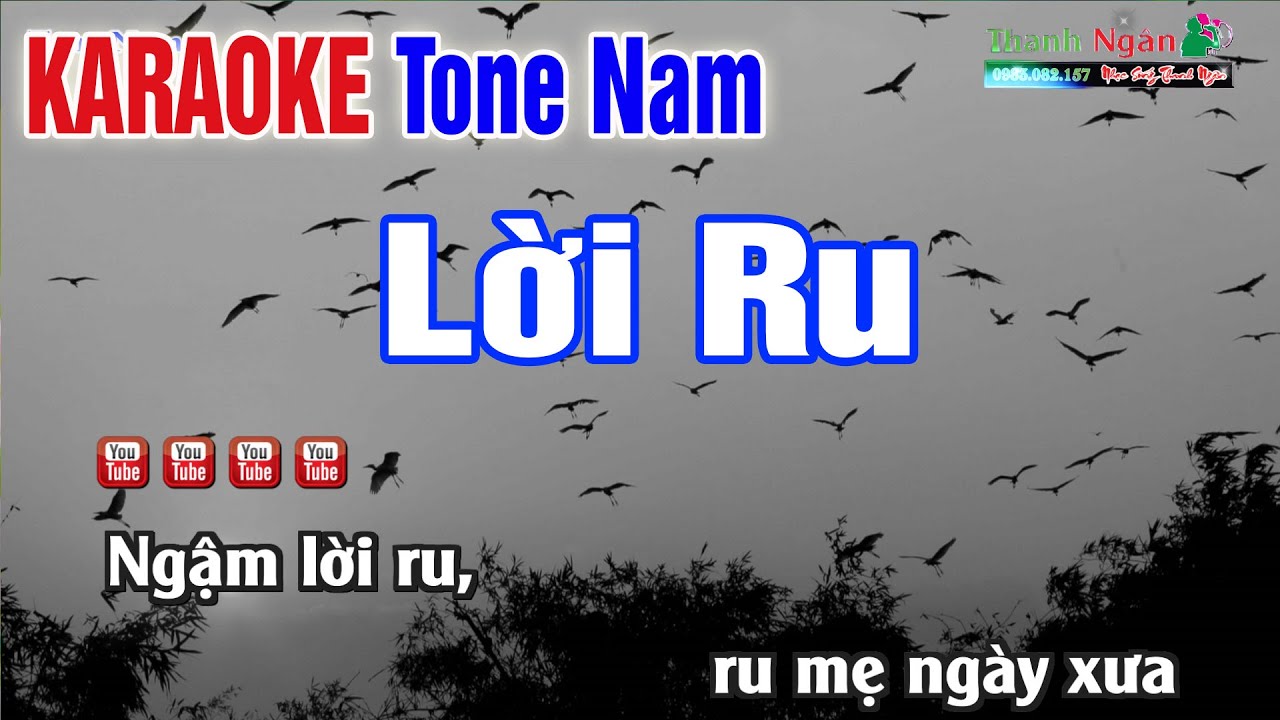Lời Ru Karaoke L&ecirc; Minh Tone Nam | Karaoke Nhạc Sống Thanh Ng&acirc;n - Beat Phối Mới