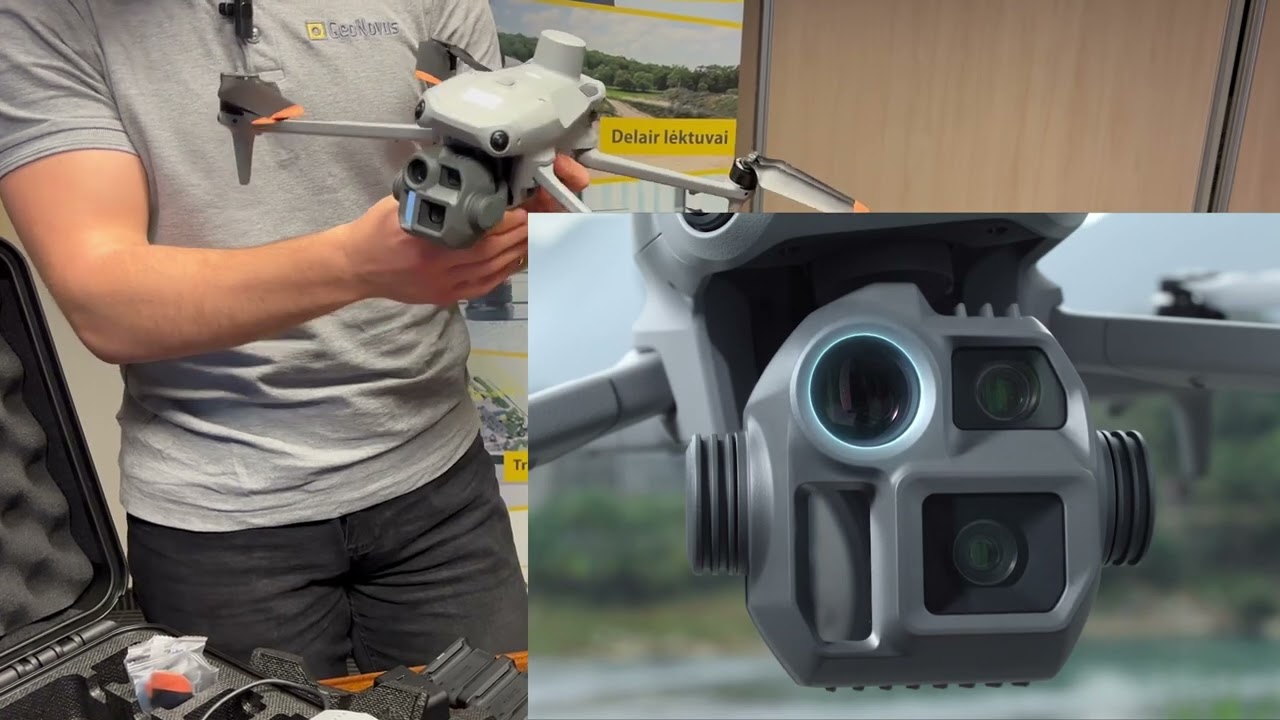 Išpakuojame naują droną - DJI Matrice 4