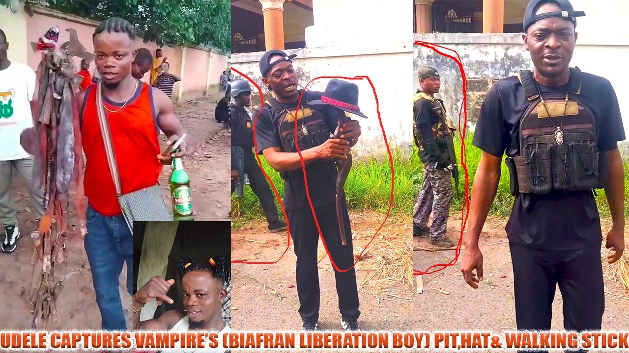 SAD🔥 BIAFRAN LIBERATION ARMY MAZI VAMPIRE'S PIT IS GONE AS UDELE TOOKS OVER HIS HAT & WALKING STICK