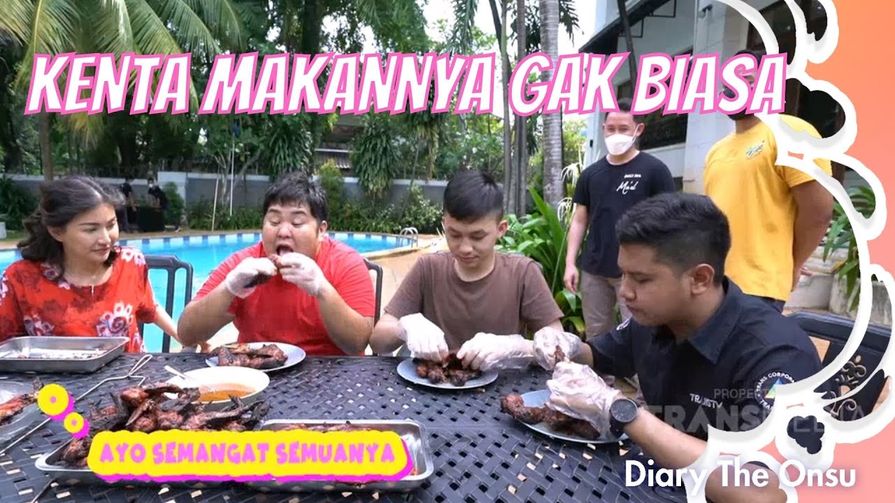 KALAU LOMBA MAKAN, KENTA SEMNAGATNYA TINGGI BANGET | DIARY THE ONSU (23/10/21) P3