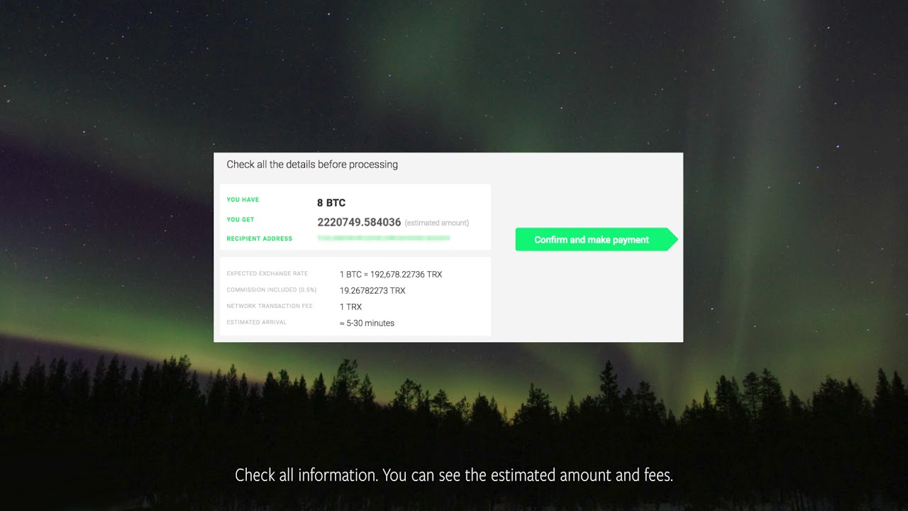 How to Exchange Tron (TRX) on Changelly