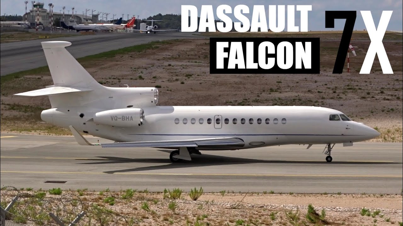 DASSAULT FALCON 7X TAKEOFF - Dubrovnik Airport DBV/LDDU